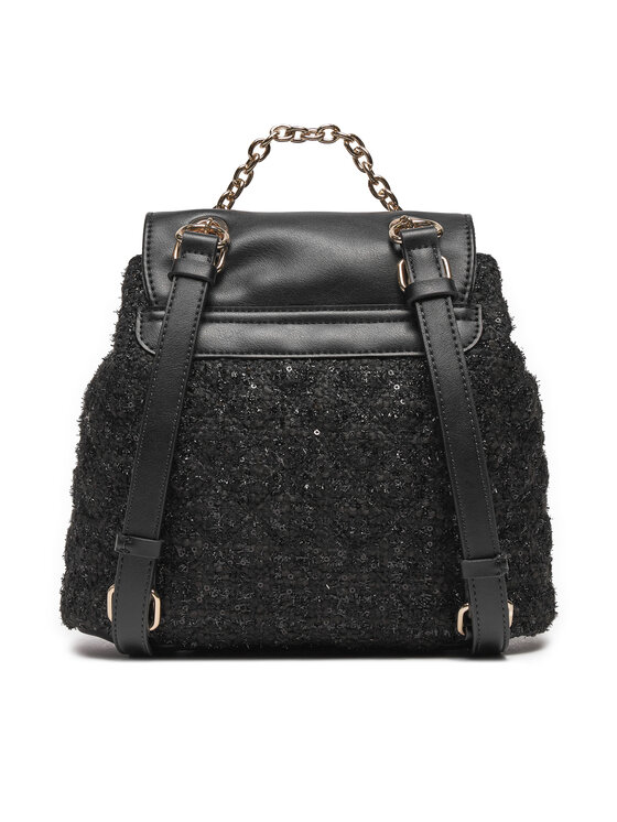 Guess Guess Nahrbtnik Tweed Backpack J4BZ36 WGLX0 Črna
