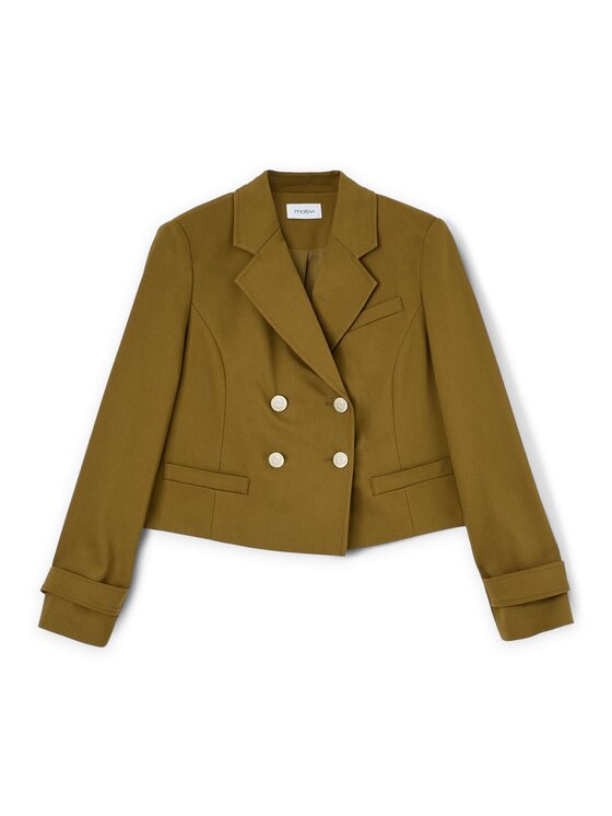 Motivi Motivi Giacca di transizione Q685Q000876N035 Verde Cropp Fit