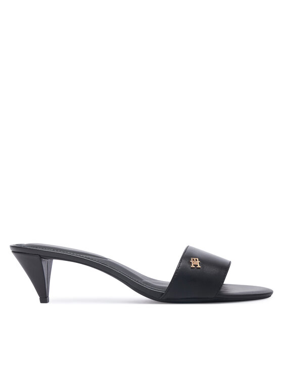 Tommy Hilfiger Tommy Hilfiger Pantoletten Th Mid Mule FW0FW09508 Schwarz