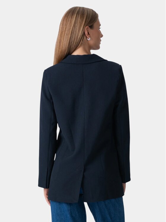 TeeShoppen TeeShoppen Marynarka 'Oversized Collection' Granatowy Regular Fit