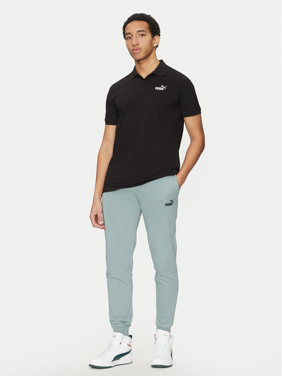 Puma Puma Teplákové nohavice Ess No. 1 Logo 682609 Zelená Regular Fit
