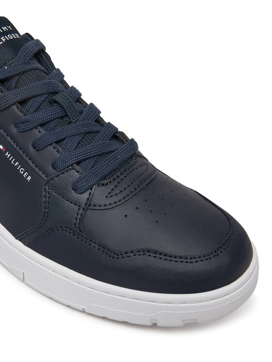 Tommy Hilfiger Tommy Hilfiger Snīkeri Basket Core Lite Lth Mix FM0FM05518 Tumši zils