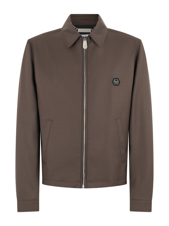 PHILIPP PLEIN PHILIPP PLEIN Bomber 31036 Marrone Regular Fit