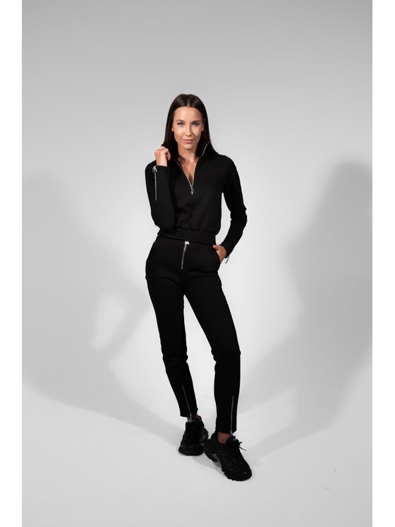 MANDRAGORA MANDRAGORA Pantaloni da tuta cudowronka Nero Slim Fit