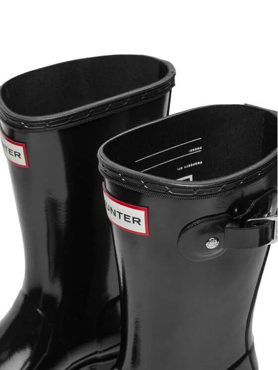 Hunter Hunter Gumene čizme Orginal Kids Gloss JFT6000RGL Crna