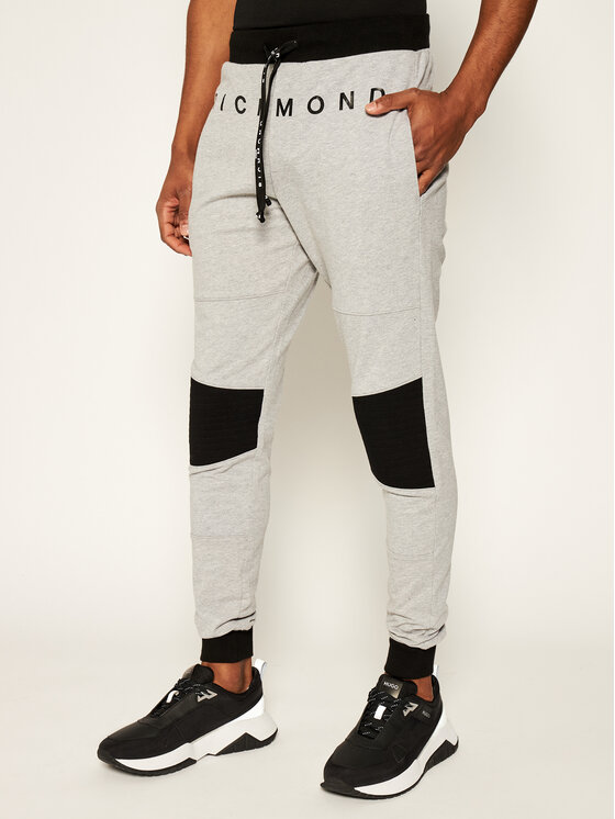 John Richmond Pantaloni da tuta Pompey UMA19034PA Grigio Regular Fit •  Modivo.it