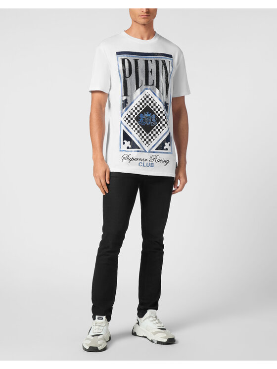 PHILIPP PLEIN PHILIPP PLEIN T-shirt 21097 Bianco Regular Fit