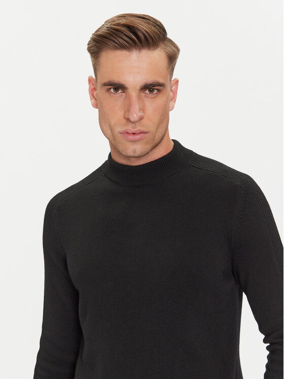 JOOP! JOOP! Πουλόβερ 17 JK-16Luanor 30047357 Μαύρο Modern Fit