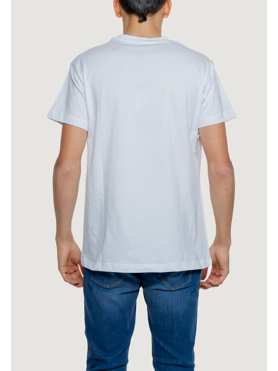 The Bomber The Bomber T-shirt The Bomber Logo Bianco Shirt Fit