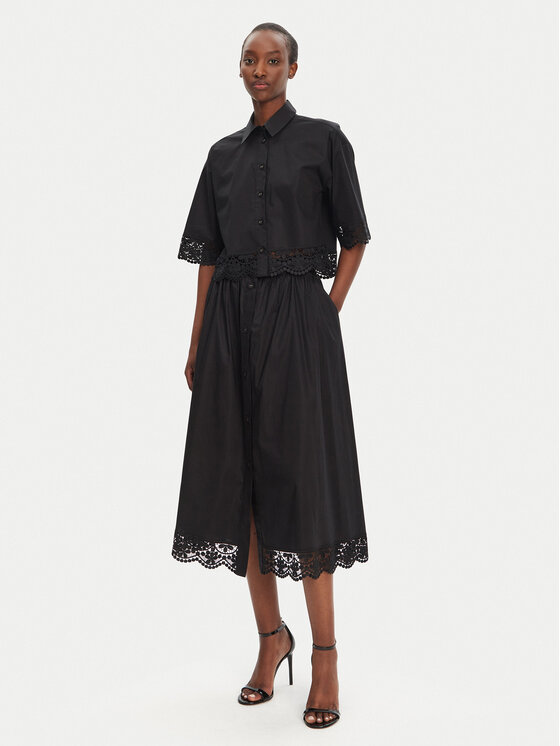 TWINSET TWINSET Koszula 251TT2093 Czarny Loose Fit