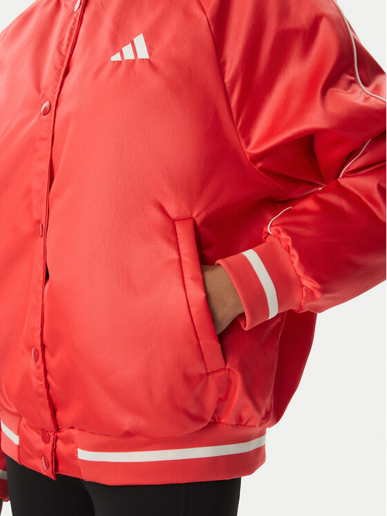 adidas adidas Μπόμπερ μπουφάν Stadium JZ6921 Κόκκινο Loose Fit