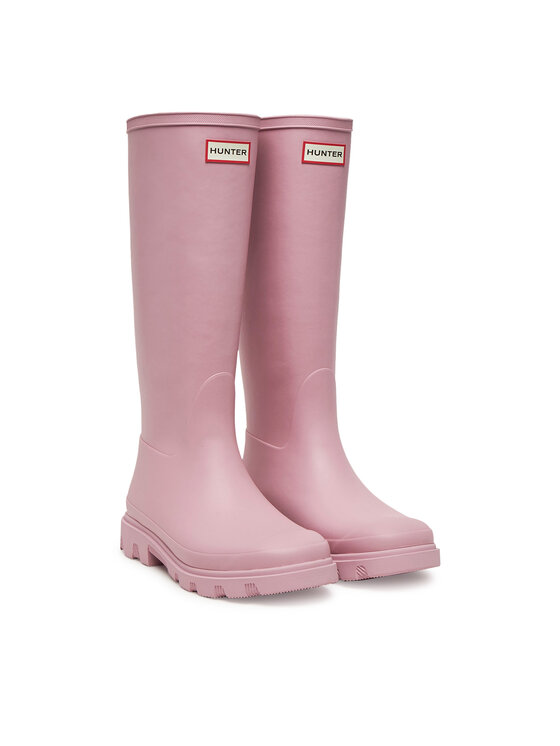 Hunter Hunter Cizme de cauciuc Downpour Tall Wellington HFRW0001251 Roz