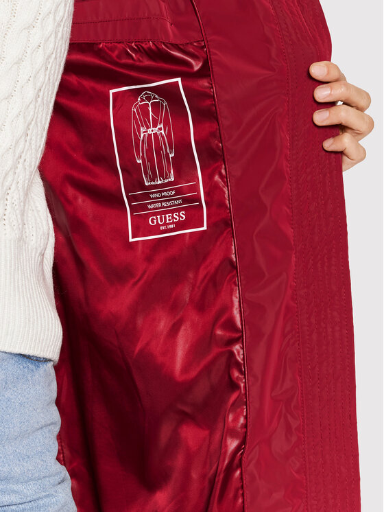 Guess Guess Zimska jakna Bella W1BL20 WE4D2 Crvena Slim Fit
