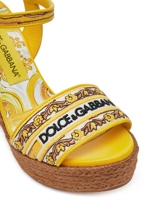 Dolce&Gabbana Dolce&Gabbana Espadrile CZ0318 AV804 Rumena