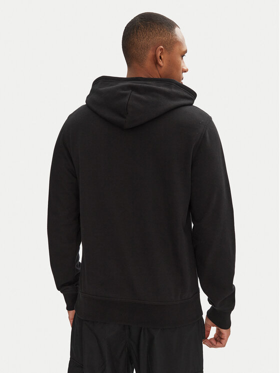 Champion Champion Majica dugih rukava 220726 Crna Slim Fit