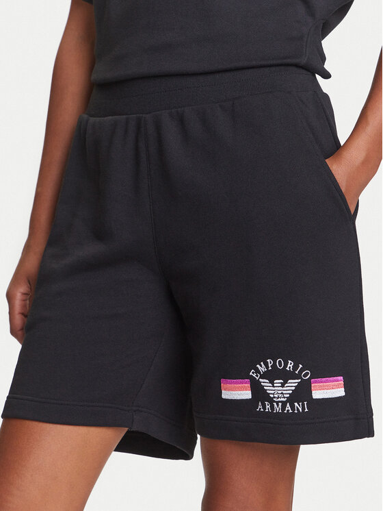 Emporio Armani Underwear Emporio Armani Underwear Sporta šorti EW000496 AF10882 UC001 Melns Loose Fit