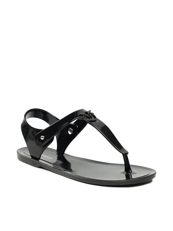 PINKO PINKO Sandale Emmanuel Sandal 20231 BLKS1 102563 A0V5 Crna