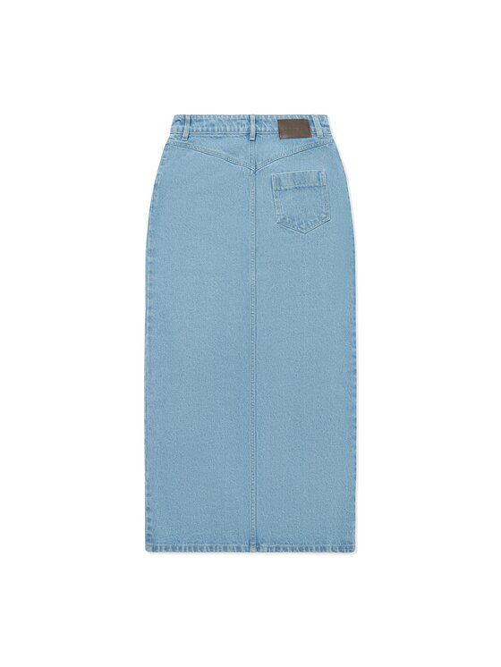 La Mania La Mania Spódnica MAXI Niebieski Classic Fit