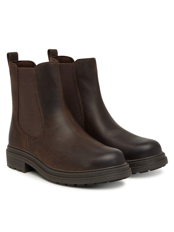 Clarks Clarks Sztyblety Orinoco3 Top 26182902 Brązowy