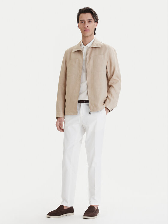 Bugatti Bugatti Hemdjacke 171400-11045 Beige Regular Fit