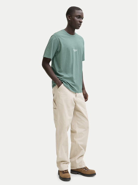 Jack & Jones Jack & Jones Tricou Paulos 12278787 Turcoaz Relaxed Fit