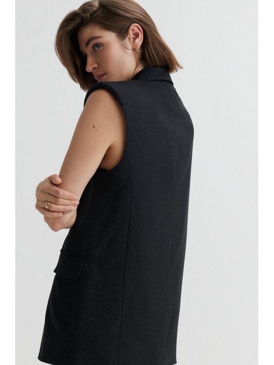 Duende Duende Kamizelka Falco Vest Granatowy Regular Fit
