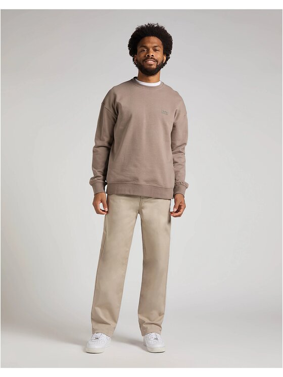 Lee Lee Chinosy RELAXED CHINO Szary Regular Fit