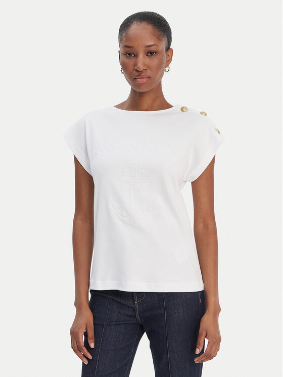 Marciano Guess Marciano Guess Póló 6RGI03 6362A Fehér Regular Fit
