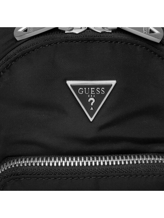Guess Guess Maža rankinė ant krūtinės Certosa Nylon Eco Mini-Bags HMECRN P4168 Juoda