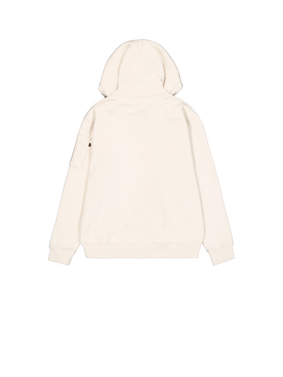 Alpha Industries Alpha Industries Bluza Alpha Puff Print Hoodie Beżowy Regular Fit