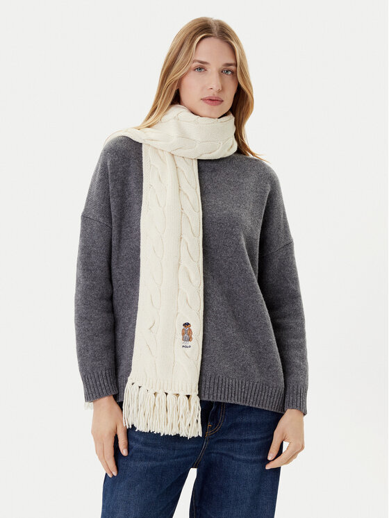 Polo Ralph Lauren Szalik 455981434001 Écru