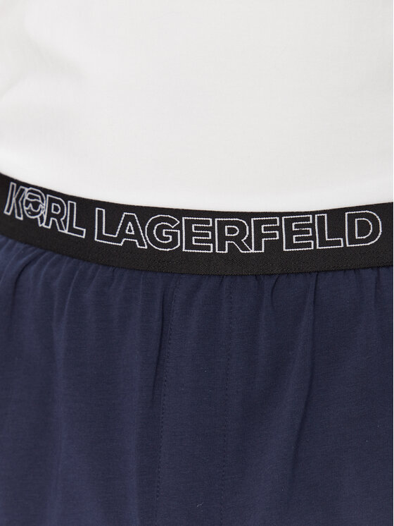 KARL LAGERFELD KARL LAGERFELD Pidžama A2M45007 Tamnoplava Regular Fit