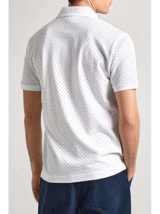 Pepe Jeans Pepe Jeans Polokošile PM542155 800 Bílá Regular Fit
