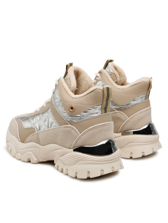 DeeZee DeeZee Schnürschuhe TS5227K-11 Beige