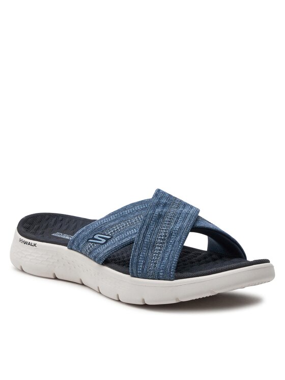 Skechers Skechers Nazouváky Go Walk Flex Sandal-Impressed 141420/NVY Tmavomodrá