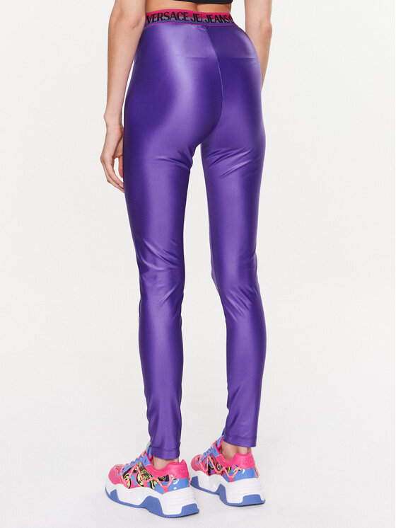 Versace Jeans Couture Versace Jeans Couture Legíny 74HAC101 Fialová Slim Fit