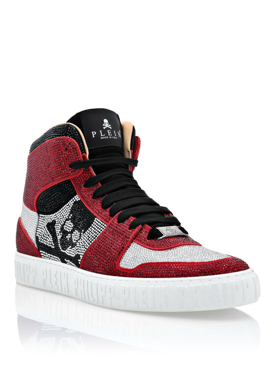 PHILIPP PLEIN PHILIPP PLEIN Sneakersy 1413 Czerwony
