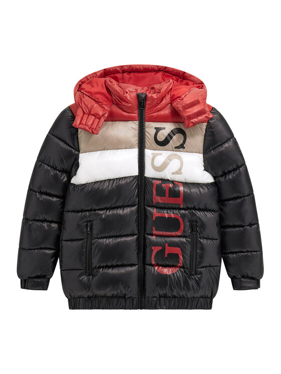 Guess Guess Zimní bunda L5BL09 WEGY0 Černá Regular Fit