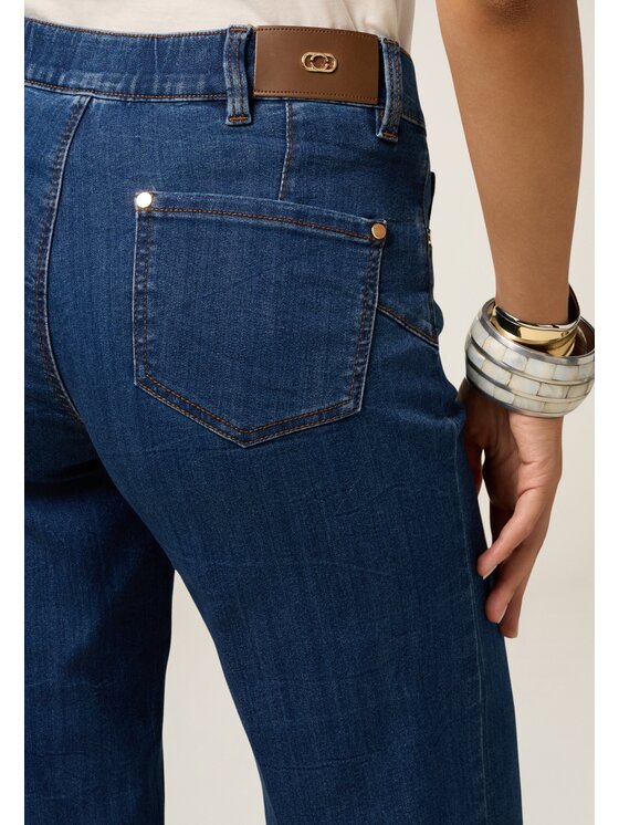 Oltre Oltre Jeans P590R008644N034 Blu Baggy Fit