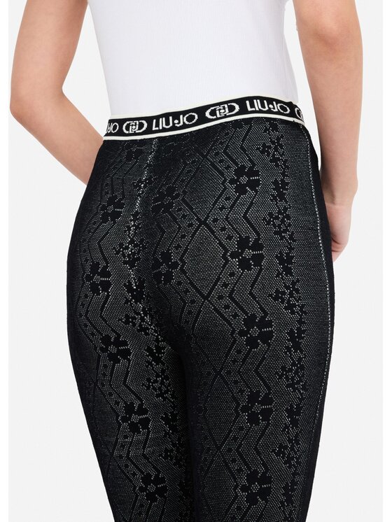 Liu Jo Liu Jo Spodnie materiałowe TF5065MS55N03N66 Czarny Slim Fit