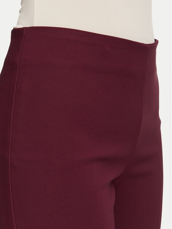 Rinascimento Rinascimento Spodnie palazzo CFC0130141003 Bordowy Wide Leg