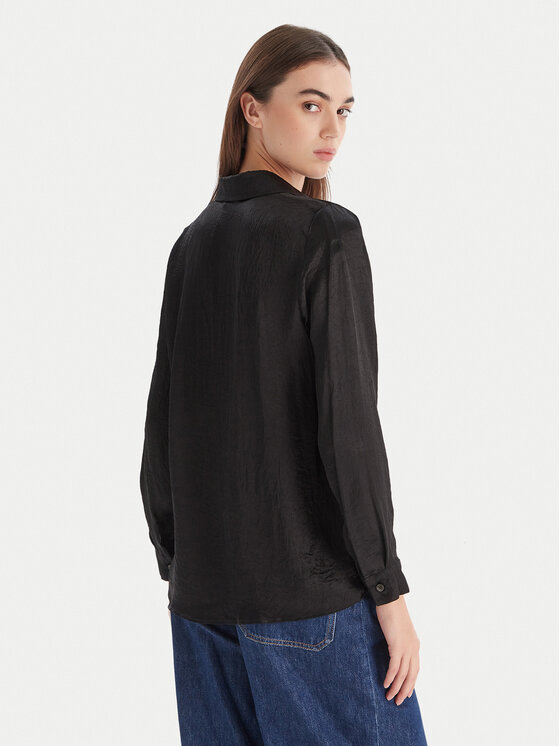 Marella Marella Camicia Matita 2525116091 Nero Regular Fit