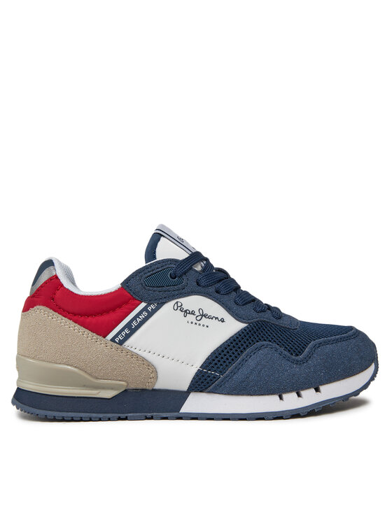 Pepe Jeans Sneakersy London Urban B PBS40002 Tmavomodrá