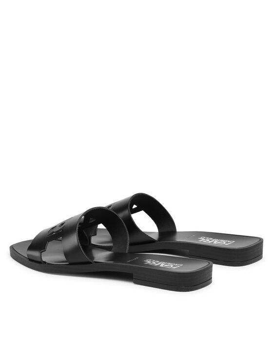 KARL LAGERFELD KARL LAGERFELD Şlapi KL80405 Negru