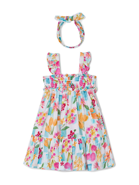 Mayoral Mayoral Sommerkleid 3939 Bunt Regular Fit
