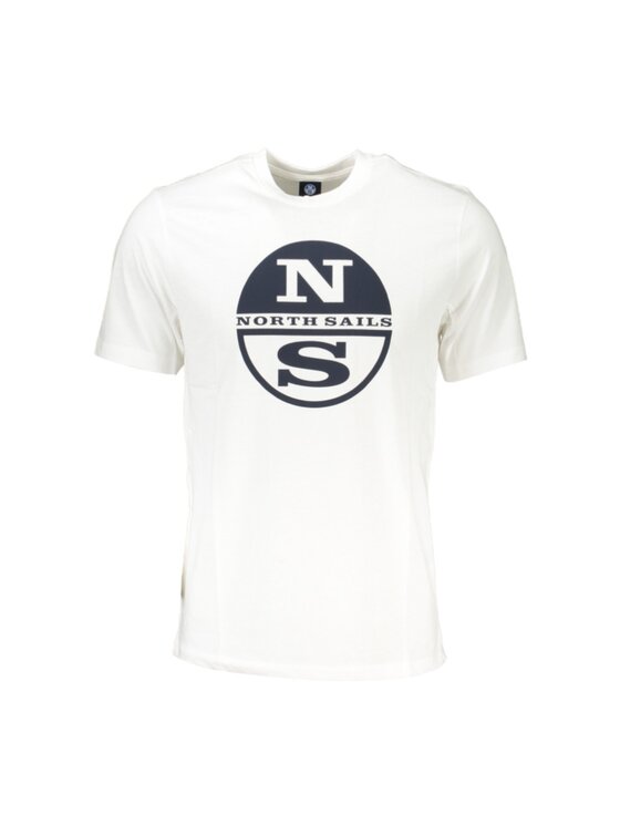 North Sails North Sails T-Shirt 902833000 Bílá Regular Fit