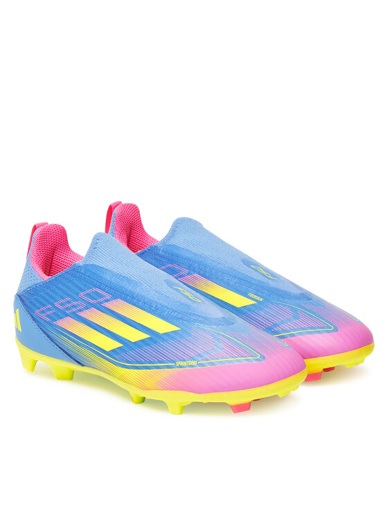 adidas adidas Взуття для футболу F50 League Laceless Firm/Multi-Ground IE3742 Cиній