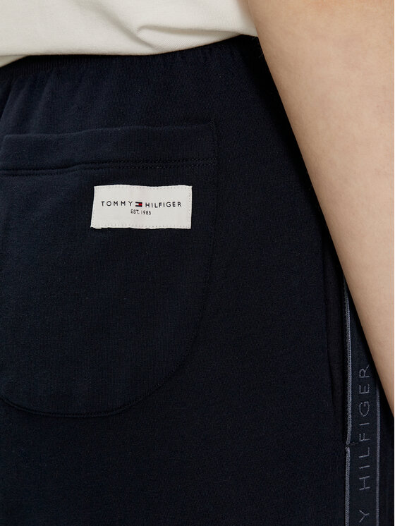 Tommy Hilfiger Tommy Hilfiger Melegítő alsó UW0UW04771 Sötétkék Relaxed Fit