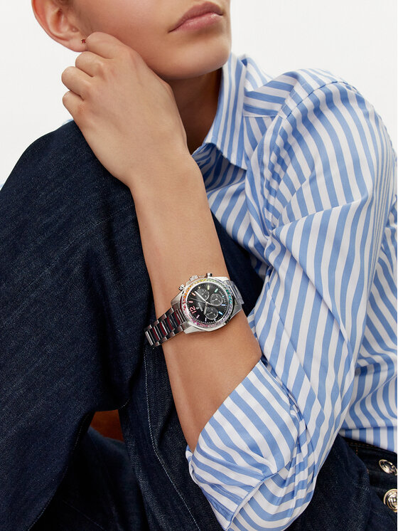 Festina Festina Käekell Boyfriend Chronograph 20606/3 Hõbedane