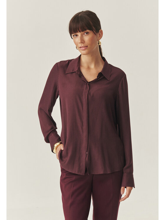 TATUUM TATUUM Koszula NICOLE Bordowy Classic Fit